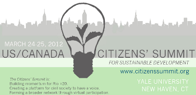 US and Canada Citizen's Summit for Sustainable Development
